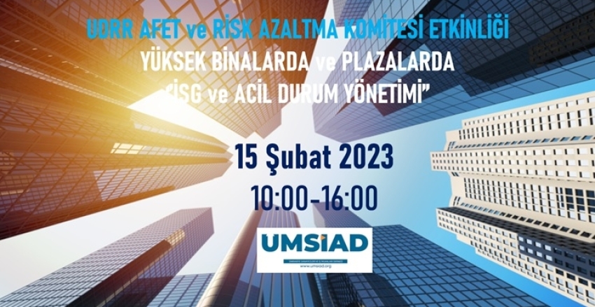 UDRR Afet ve Risk Azaltma Komitesi Etkinliği